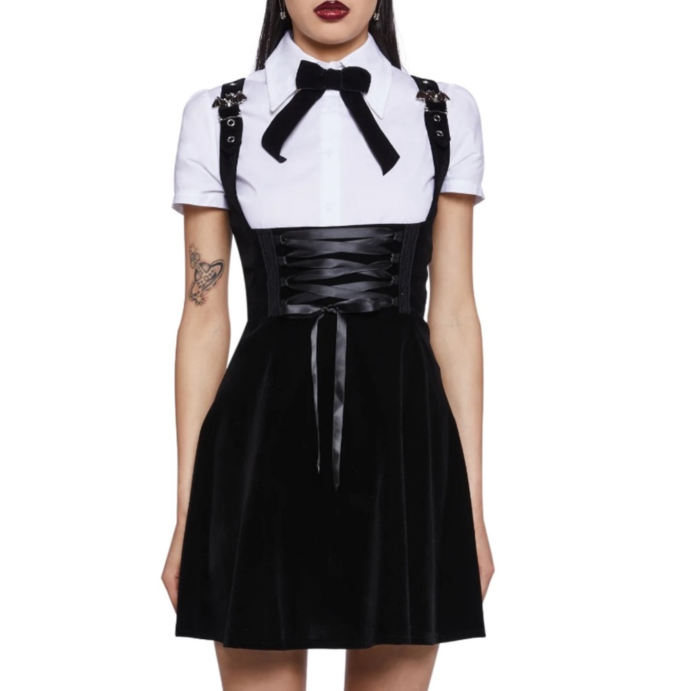 DOLLSKILL - GRAVE GIRLS MOONLIT MAVEN MINI DRESS (XS) SOLD OUT!